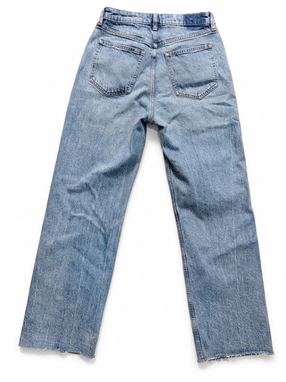 Abercrombie & Fitch Curve Love High Rise '90s Relaxed Jeans 28 / 6R Light Wash - Picture 2 of 8